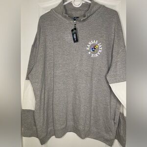 Kansas Jayhawks Pullover sweater, OVB x size 2X